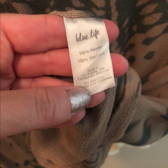 Blue Life Tunic Cover Up - Picture 4 of 7